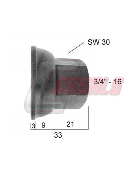 TUERCA 3-4-16 SAE SW30