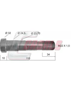 PERNO RUEDA DELANTERA PEGASO