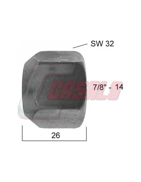 TUERCA 7-8-14 SW32 IZQUIERDA