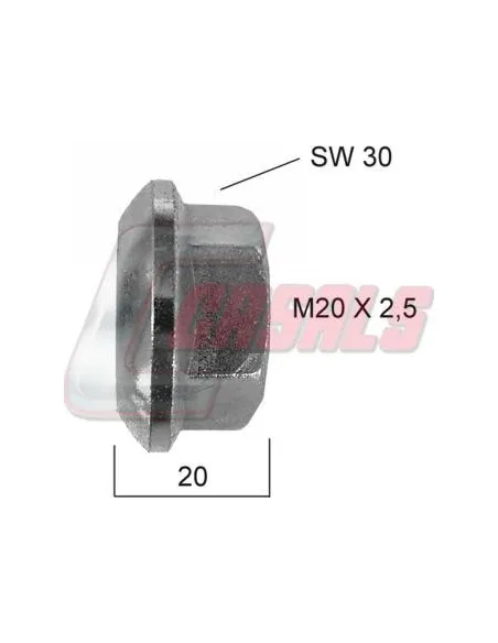TUERCA M20X2.5 SW30