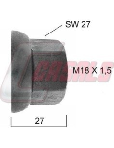 TUERCA M18X1.5 SW27 CON VALONA