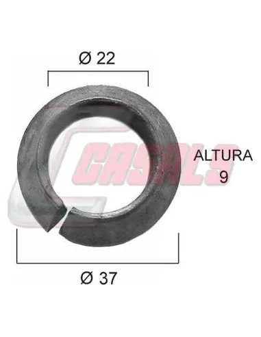 ARANDELA 22X7.5X35