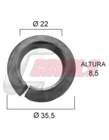 ARANDELA 22.5X8.5X35.5