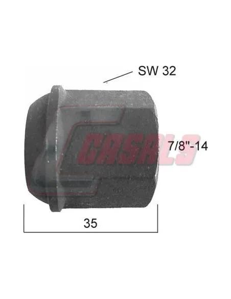 TUERCA 7-8-14 SW32 DERECHA