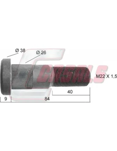 Tornillería de rueda para RENAULT CASALS 21402