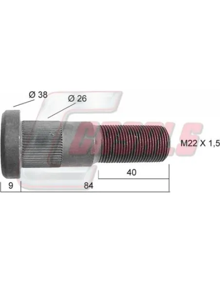 Tornillería de rueda para RENAULT CASALS 21402