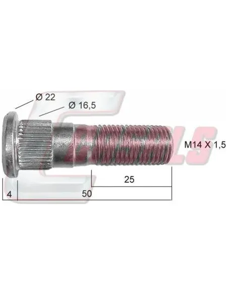 Perno NISSAN CASALS 21435