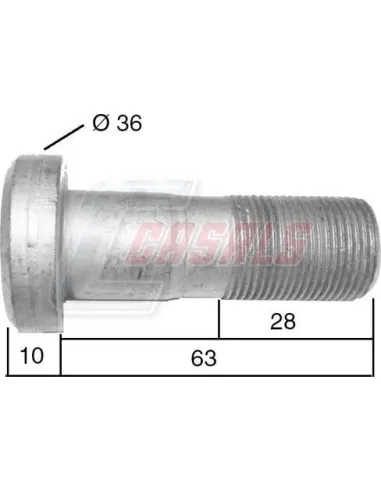 Tornillería de rueda para MERCEDES CASALS 21524