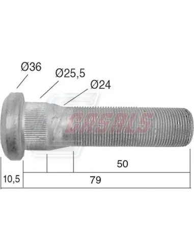 Tornillería de rueda para RENAULT CASALS 21536