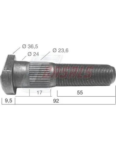 PERNO R.O.R. L-92mm