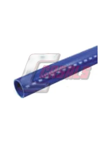 TUBO SILICONA RECTO 22X1000 AZUL