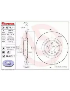 09.B970.11 Disco de freno Brembo