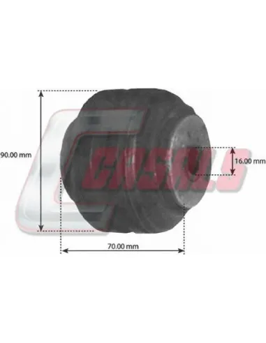 Silentblock goma-metal Volvo Diám. Ext. 85 mm...