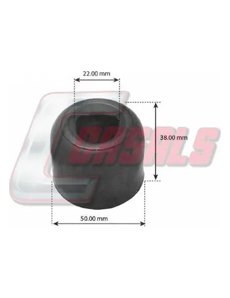 Silentblock goma-metal Volvo Silentblock FH12, FH16, FM12, FM7, FM9 Series