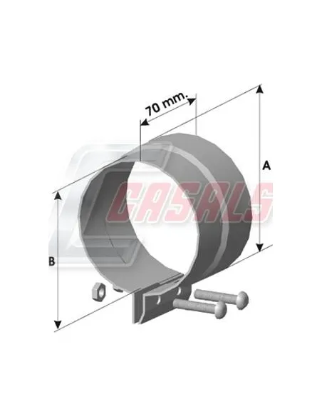 ABRAZADERA A 132. B 128