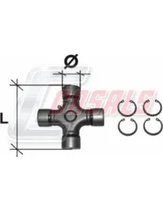 CRUCETA 30.20X106X28mm