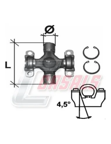 CRUCETA 38.00X148.00mm