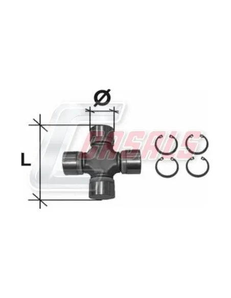 CRUCETA 39.70X115.80mm