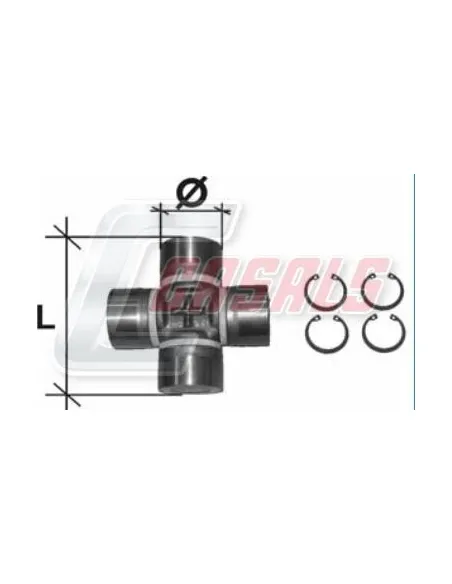 CRUCETA 48.00X116.50mm
