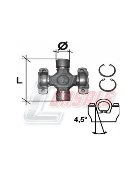 CRUCETA 48.00X161.00mm
