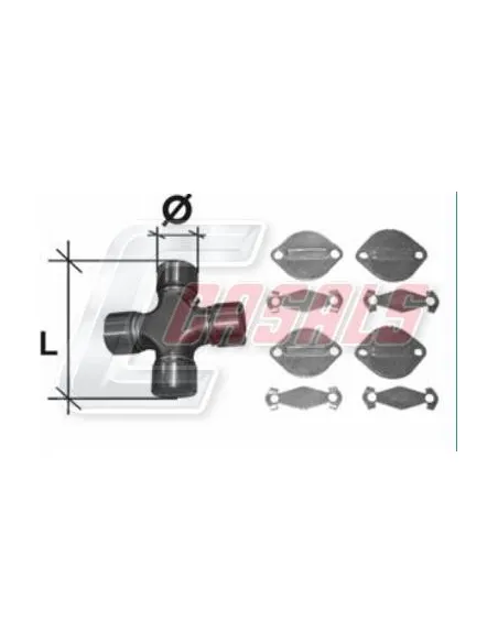 CRUCETA 49.20X154.90mm
