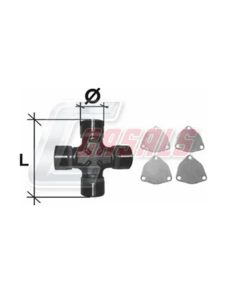 CRUCETA 50.00X162.60mm