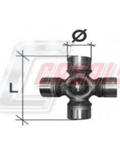 CRUCETA 55.00X164.50mm