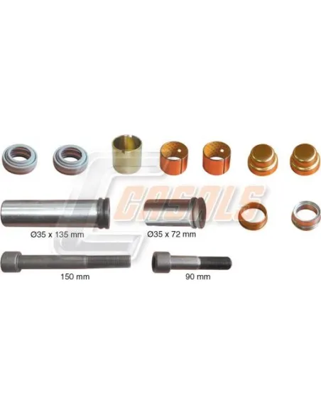 Kit de reparación de pinza de freno MAN TGA, Citybus, Lionstar, F2000 Renault BUS Lucas KJ47/JJ47