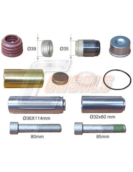 Kit de reparación de pinza de freno 3434382000 - K048434K62 - K067417K50 KIT DE Reparacion Guias Y Cierre