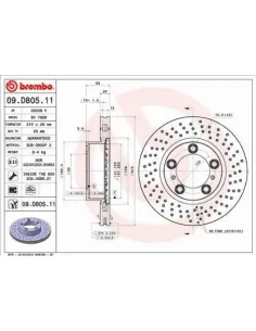 09.D805.11 Disco de freno Brembo