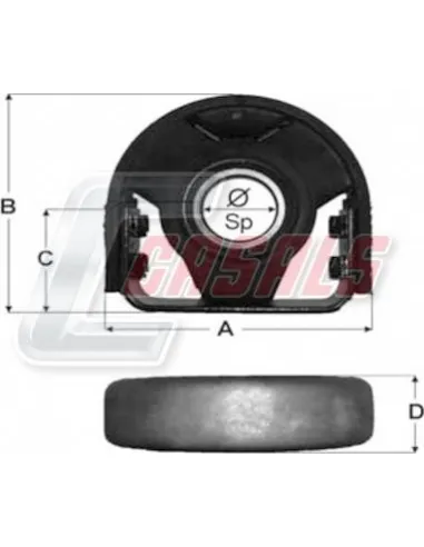 SOPORTE TRANSMISION 45X21X82.5