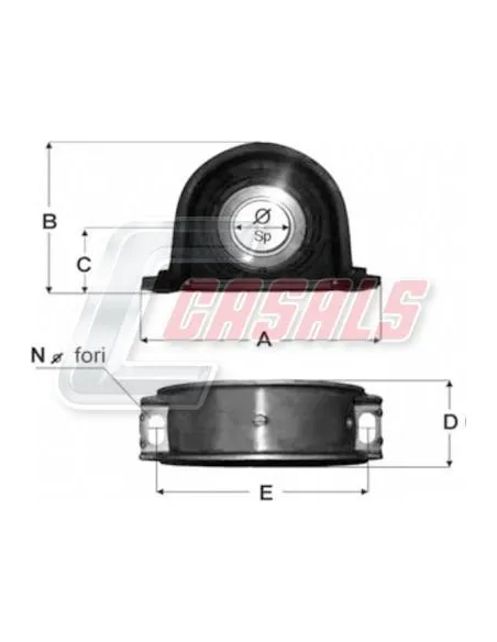 Soporte de transmisión RENAULT CASALS ST17