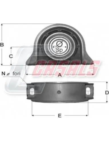 SOPORTE TRANSMISION 55X36X73X194