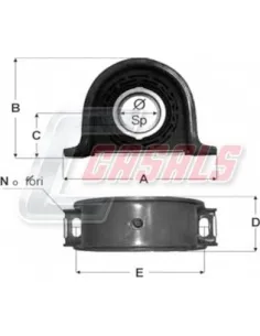 SOPORTE TRANSMISION 55X18X71X168