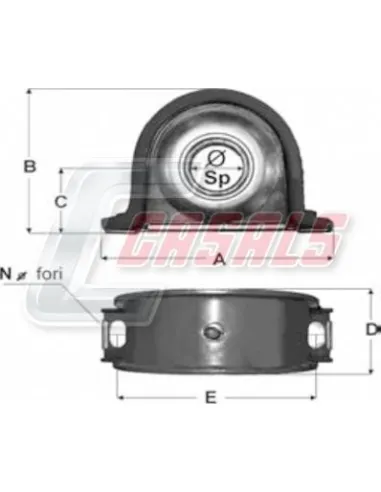 SOPORTE TRANSMISION 55X19X73X197