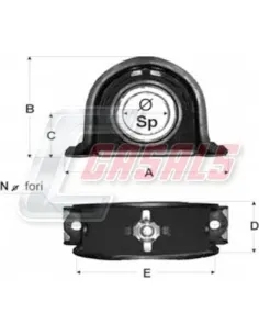 SOPORTE TRANSMISION 60X18X69X193