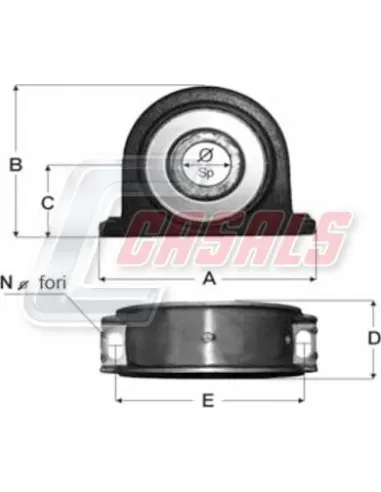 SOPORTE TRANSMISION 60X22X86X220