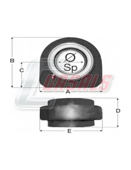 Soporte de transmisión SCANIA CASALS ST41