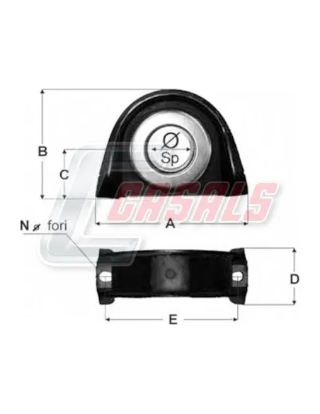 SOPORTE TRANSMISION 65X23X85X230