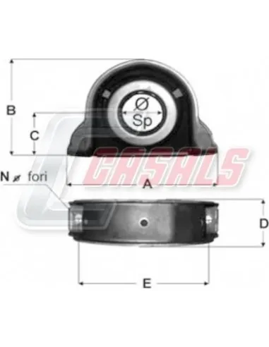 SOPORTE TRANSMISION 65X18X70X197.5