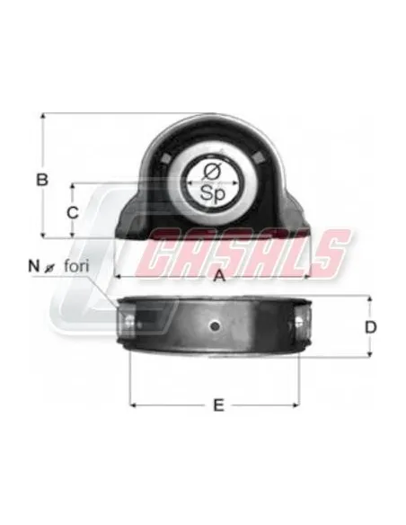 SOPORTE TRANSMISION 65X18X70X197.5