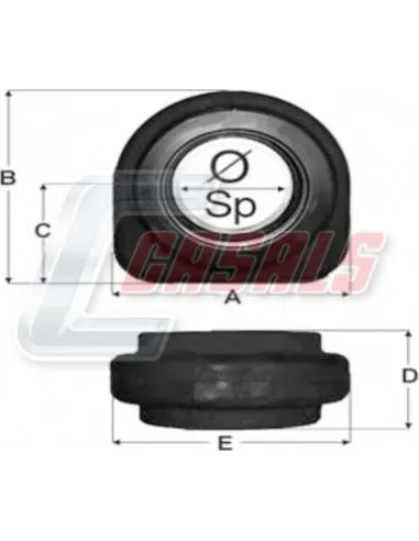 SOPORTE TRANSMISION 70X20