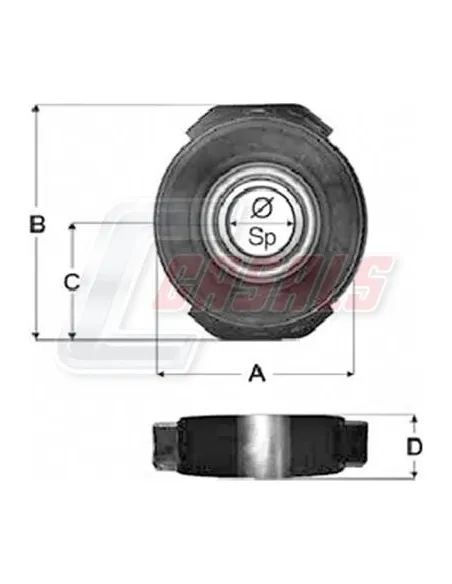 SOPORTE TRANSMISION MERCEDES