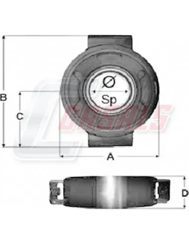 SOPORTE MERCEDES ACTROS