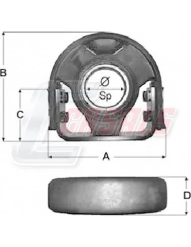 SOPORTE MERCEDES ACTROS