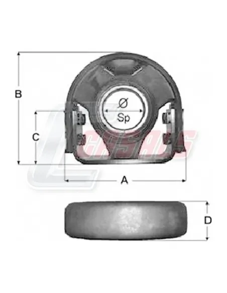 SOPORTE MERCEDES ACTROS