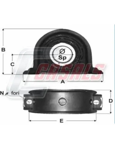 SOPORTE TRANSMISI?N MITSUBISHI CANTER