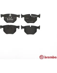 Juego de pastillas de freno traseras Prime Brembo P06033 para BMW /