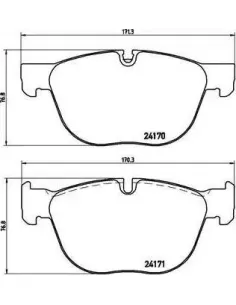 P06049 Juego de pastillas de freno Brembo