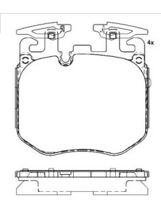 P06106 Juego de pastillas de freno Brembo